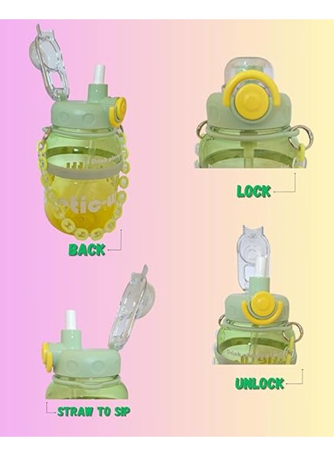 MINIIMODZ MINII MODZ Kids Magnetic Belt Water Bottle with Straw | 700 ml water bottle Best for School, Walks & Picnics - Image 3